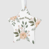 Bloemmotief - Acrylaatornament Ornament (voorkant)