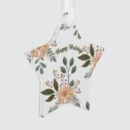 Bloemmotief - Acrylaatornament Ornament