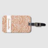 bloemmotief Art Nouveau William Morris Bagagelabel (Voorkant (horizontaal))