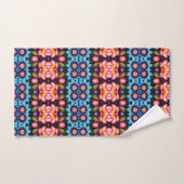 bloemmotief bad handdoek (Handdoek)