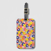 Bloemmotief Bagagelabel (Voorkant (verticaal))