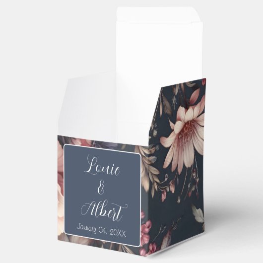 Bloemmotief Bedankdoosjes (Geopend)