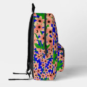 bloemmotief bedrukte rugzak (Links)