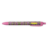 Bloemmotief Blauwe Inkt Pen (Bodem)