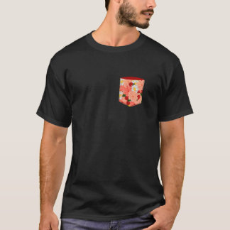 Bloemmotief Bloemenpatroon Zakje Vintage Fl T-shirt