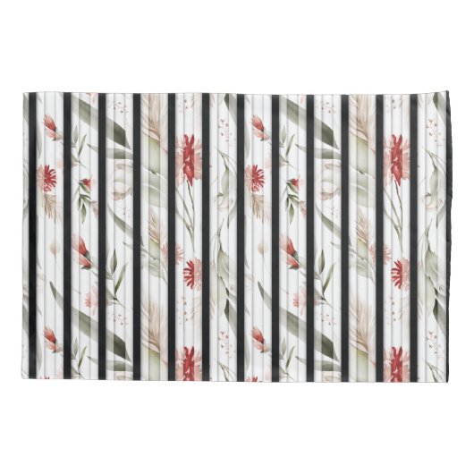 bloemmotief Boheemse bloemblaadjes Kussensloop (Achterkant)