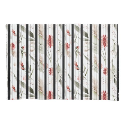 bloemmotief Boheemse bloemblaadjes Kussensloop (Voorkant)