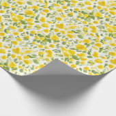 Bloemmotief Buttercup Bloemen Cadeaupapier (Hoek)