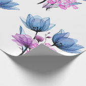 Bloemmotief Cadeaupapier (Hoek)