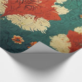 Bloemmotief  cadeaupapier (Hoek)