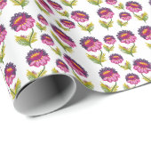 Bloemmotief Cadeaupapier (Rol Hoek)