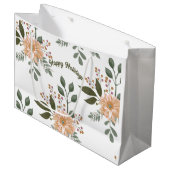 Bloemmotief - Cadeautas (Voorkant Gekanteld)