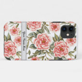 Bloemmotief Camellia Bloemen Case-Mate iPhone Case (Achterkant (horizontaal))