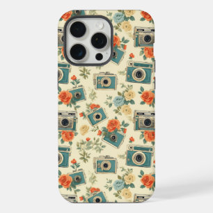  bloemmotief & camerapatroon iPhone 15 pro max case