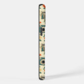  bloemmotief & camerapatroon iPhone hoesje (Rechterkant)