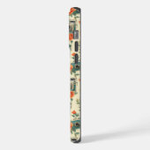  bloemmotief & camerapatroon iPhone hoesje (Linkerkant)