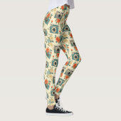 bloemmotief & camerapatroon leggings (Rechts)