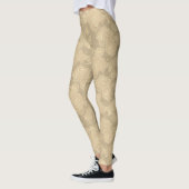 Bloemmotief | Champagneroze Leggings (Links)