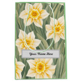  bloemmotief Daffodil Flowers Medium Cadeauzakje (Voorkant)