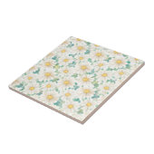 Bloemmotief Daisy Flowers Tegeltje (Zijkant)