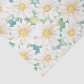 Bloemmotief Daisy Flowers Tissuepapier (Detail)