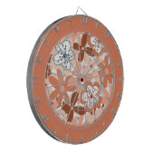 Bloemmotief Dartbord (Voorkant Links)