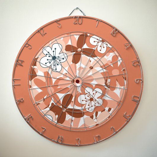 Bloemmotief Dartbord