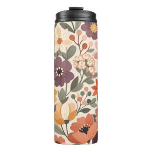 Bloemmotief Drinkgerei met All-Over Print uit het Thermosbeker