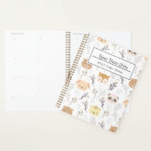 Bloemmotief, een boeket van kleurrijke bloemen planner (Display)