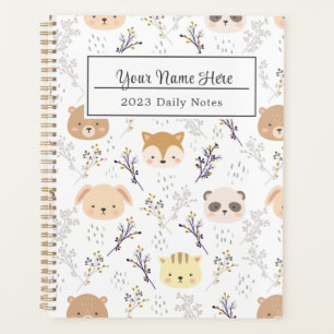 Bloemmotief, een boeket van kleurrijke bloemen planner