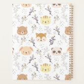 Bloemmotief, een boeket van kleurrijke bloemen planner (Achterkant)