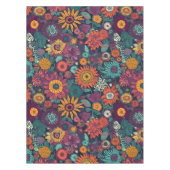 Bloemmotief, een boeket van kleurrijke bloemen tafelkleed (Voorkant)