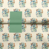 bloemmotief en vlinders tissuepapier