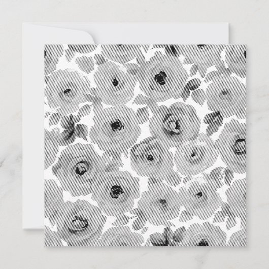Bloemmotief Feestdagenkaart (Voorkant)