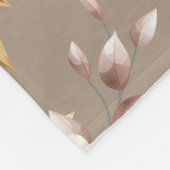 Bloemmotief Fleece Deken (Hoek)