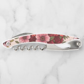 bloemmotief Flesopener Kurkentrekker (Achterkant)