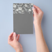 Bloemmotief Flyer (Hand)