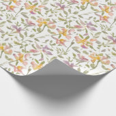 Bloemmotief Freesia Bloemen Cadeaupapier (Hoek)