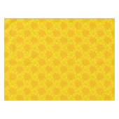 bloemmotief gele raster tafelkleed (Voorkant (Horizontaal))