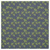 Bloemmotief Gingko-blad Blauw Patroon Stof (Swatch)