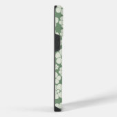 Bloemmotief - Groen iPhone Hoesje (Rechterkant)