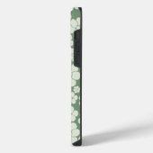 Bloemmotief - Groen iPhone Hoesje (Linkerkant)