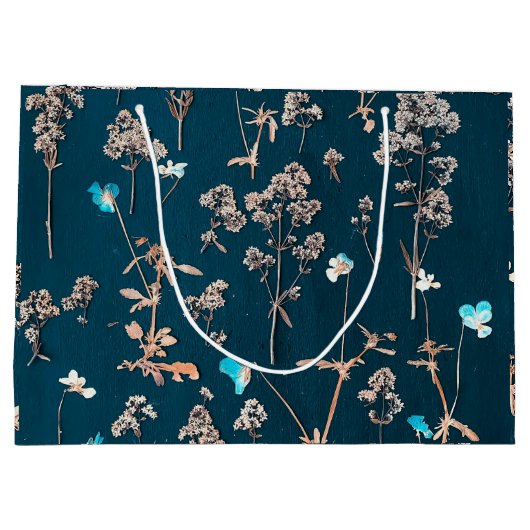 Bloemmotief Groot Cadeauzakje (Achterkant)
