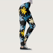 Bloemmotief Grote Bloemen Leggings (Rechts)