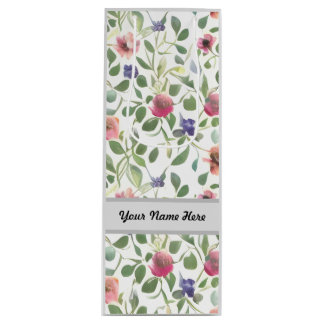 bloemmotief Heliotrope Flowers Wijn Cadeautas