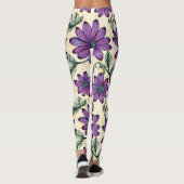Bloemmotief I Leggings (Achterkant)