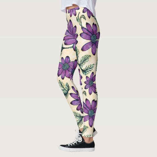 Bloemmotief I Leggings (Links)
