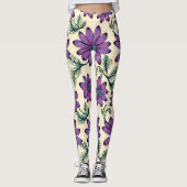 Bloemmotief I Leggings (Voorkant)