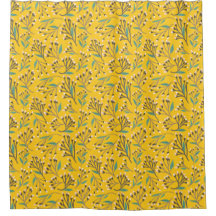 Bloemmotief in delicate takken en knoppen