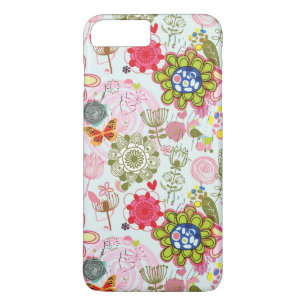 Bloemmotief in retro stijl 2 Case-Mate iPhone case